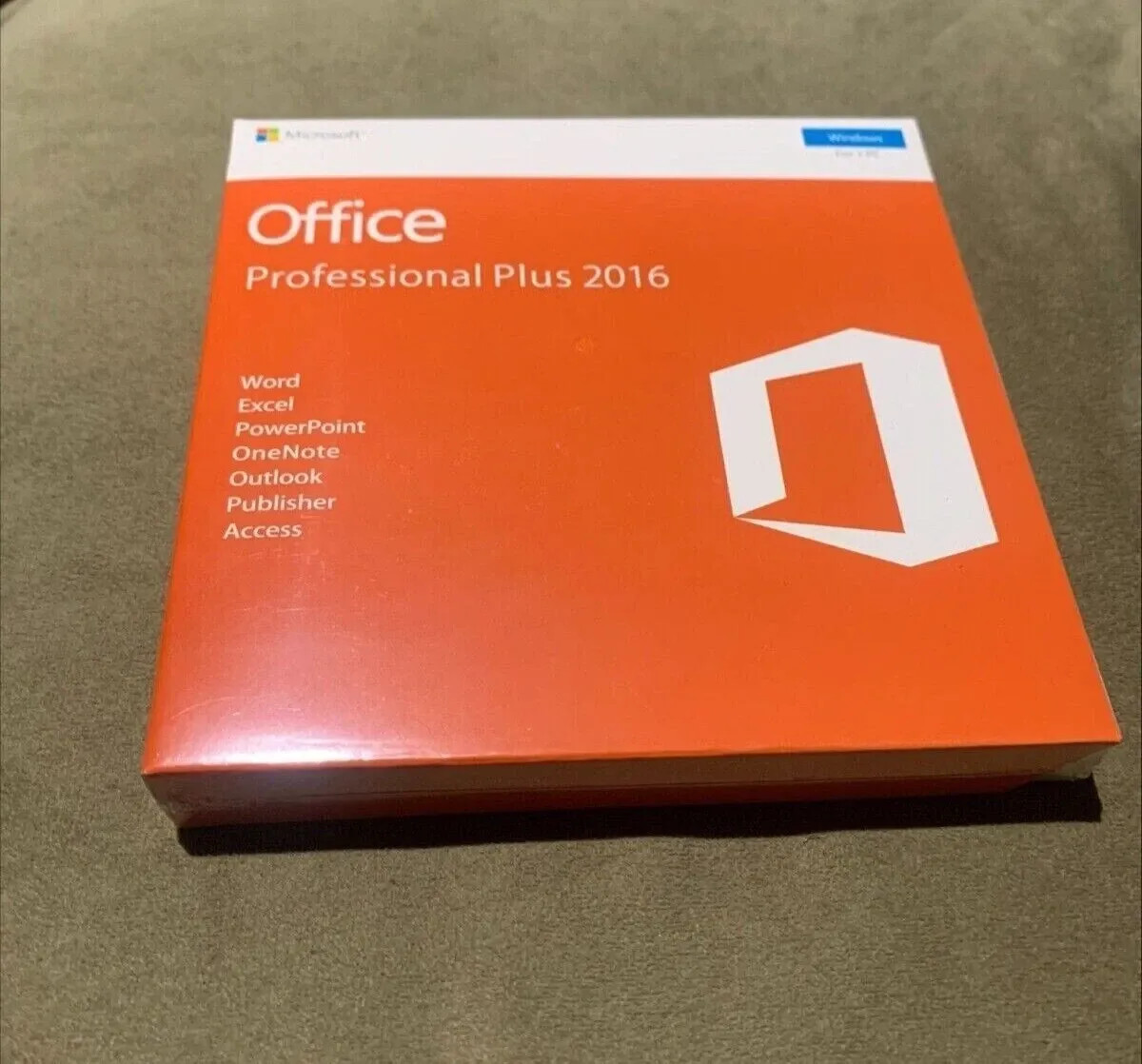 Microsoft Office Professional Plus 2016 1Pc DVD And Sealed Card For Lifetime