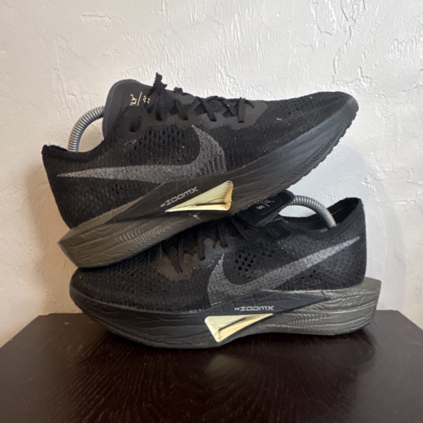Nike ZoomX Vaporfly 3 Black Metallic Ash HV6351-001 Men's Size 9.5 Shoes