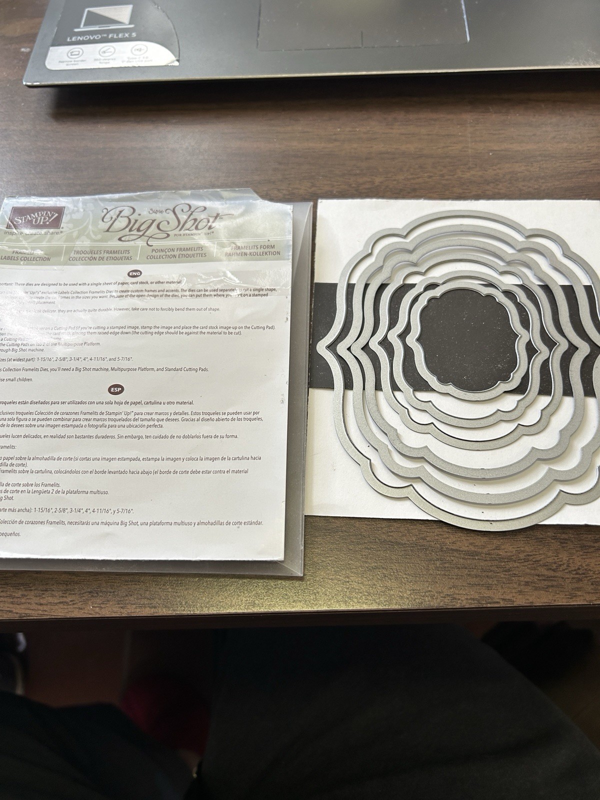 Stampin Up Framelits Labels Collection Dies