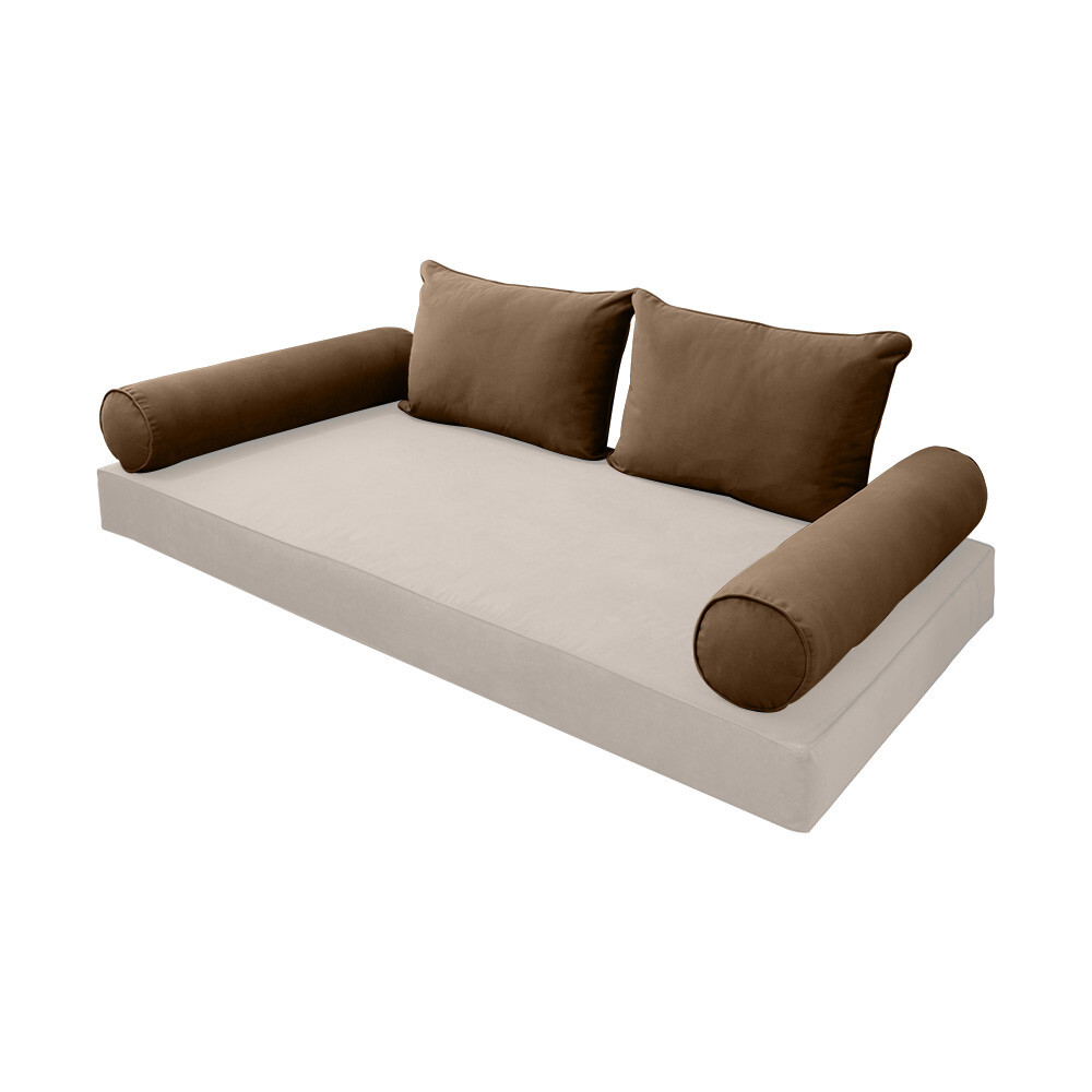 SLIPCOVER ONLY Same Pipe Full Style V4 Velvet Indoor Daybed Bolster Pillow AD308