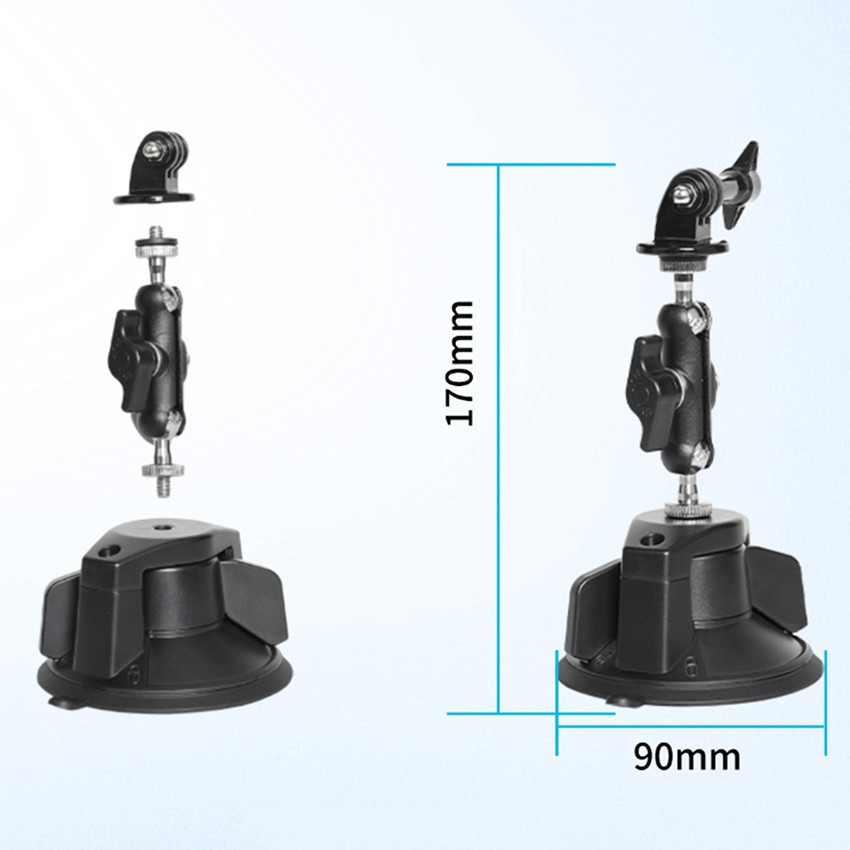 Car Window Glass Suction Cup Mount Accessories For DJI Osmo Action 6 Camera