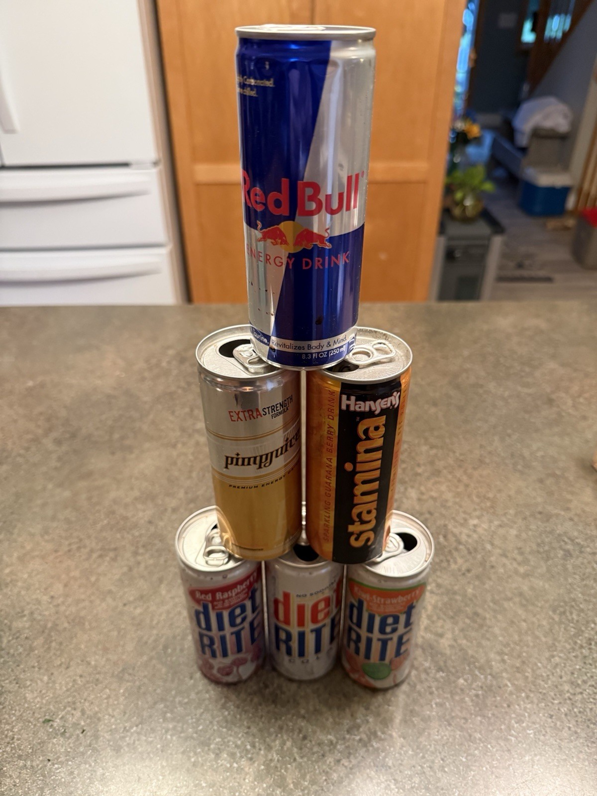Soda 🥤 Can 6 Lot 8oz slender sleek Cans