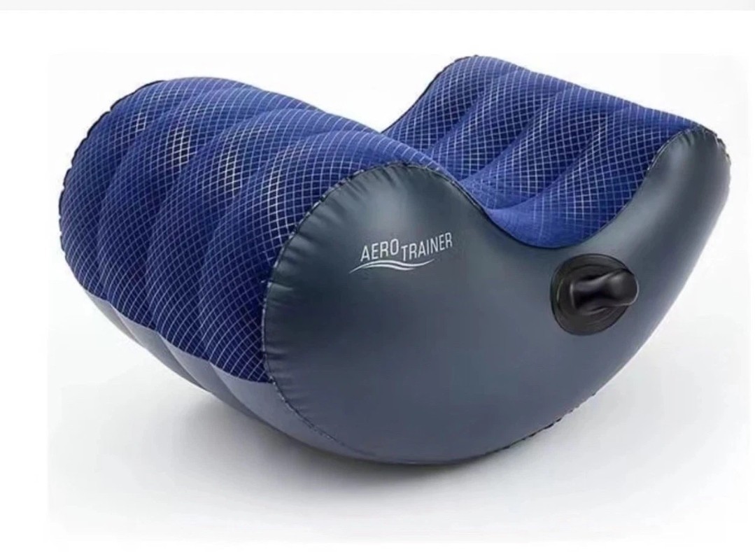 GOLO Aero Trainer Inflatable Fitness Home Gym Flexibility Chair + Electric Pump