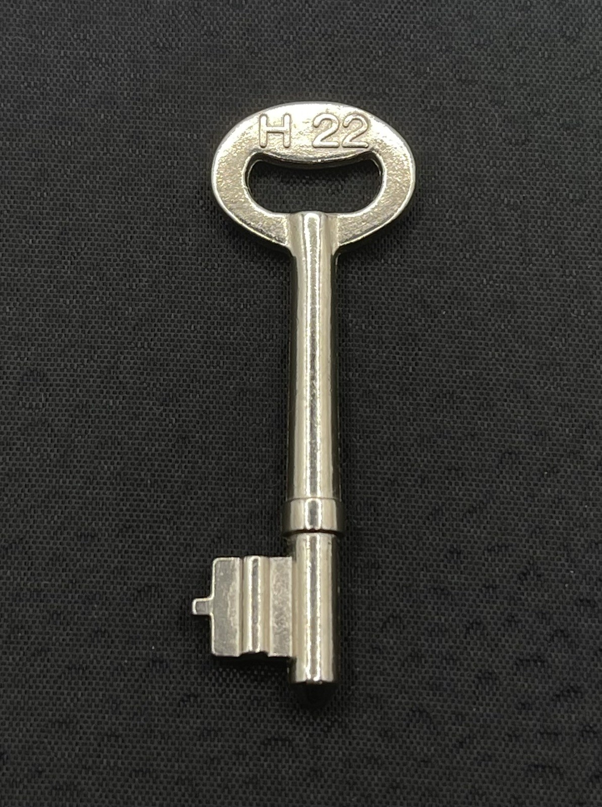 New Ilco H22 Barrel Steel Skeleton Key Silver Bit For Mortise Door Lock