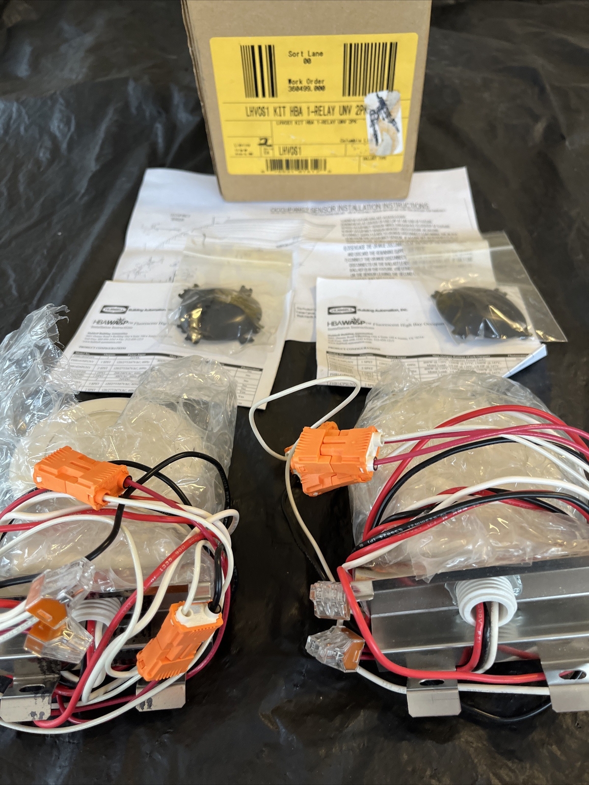NEW lot of 2  Hubbell FHB141NPUNV-CL, High Bay Sensor