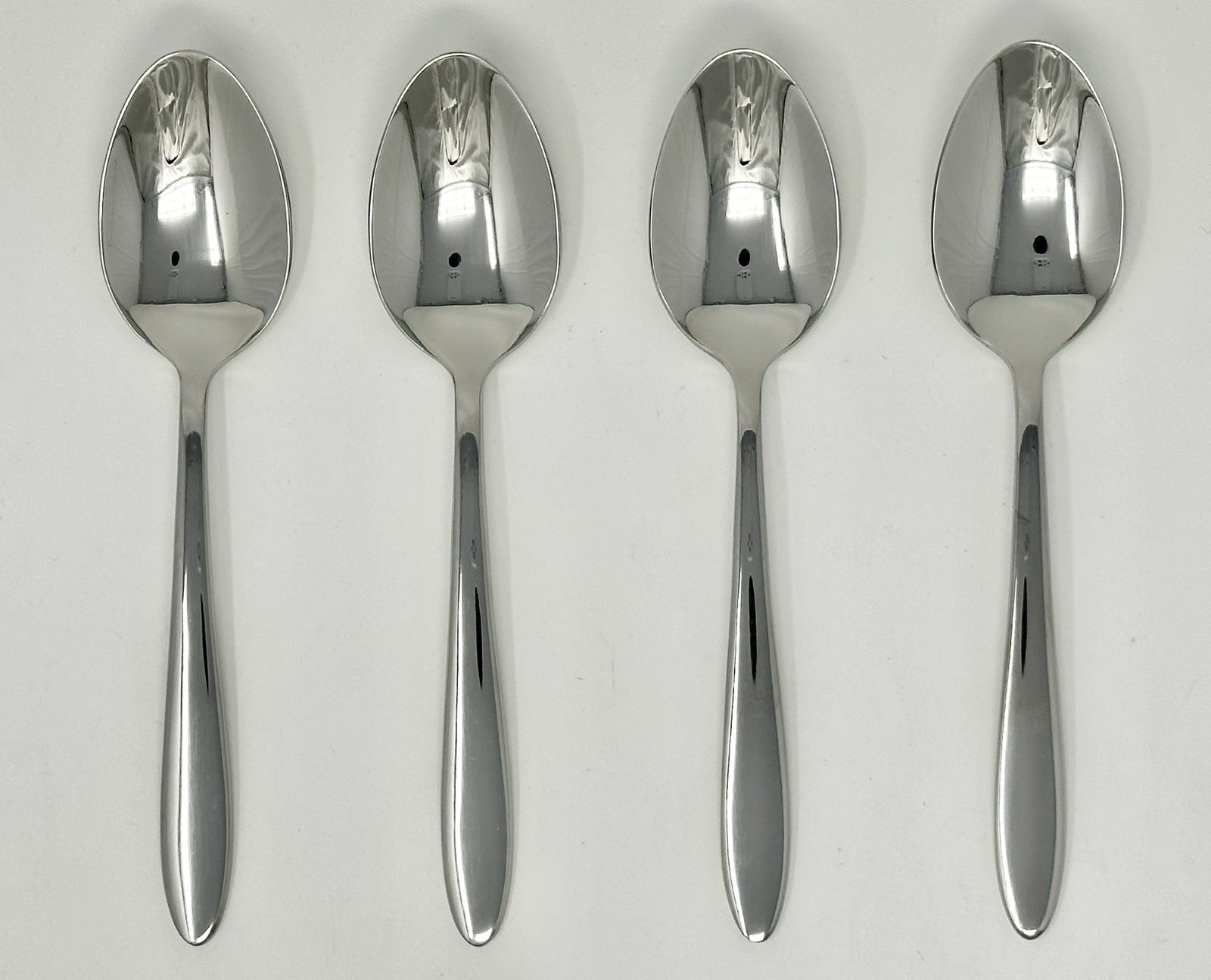 Oneida Mooncrest Set of 4 Dinner / Oval Bowl Soup Spoons 7 1/8"