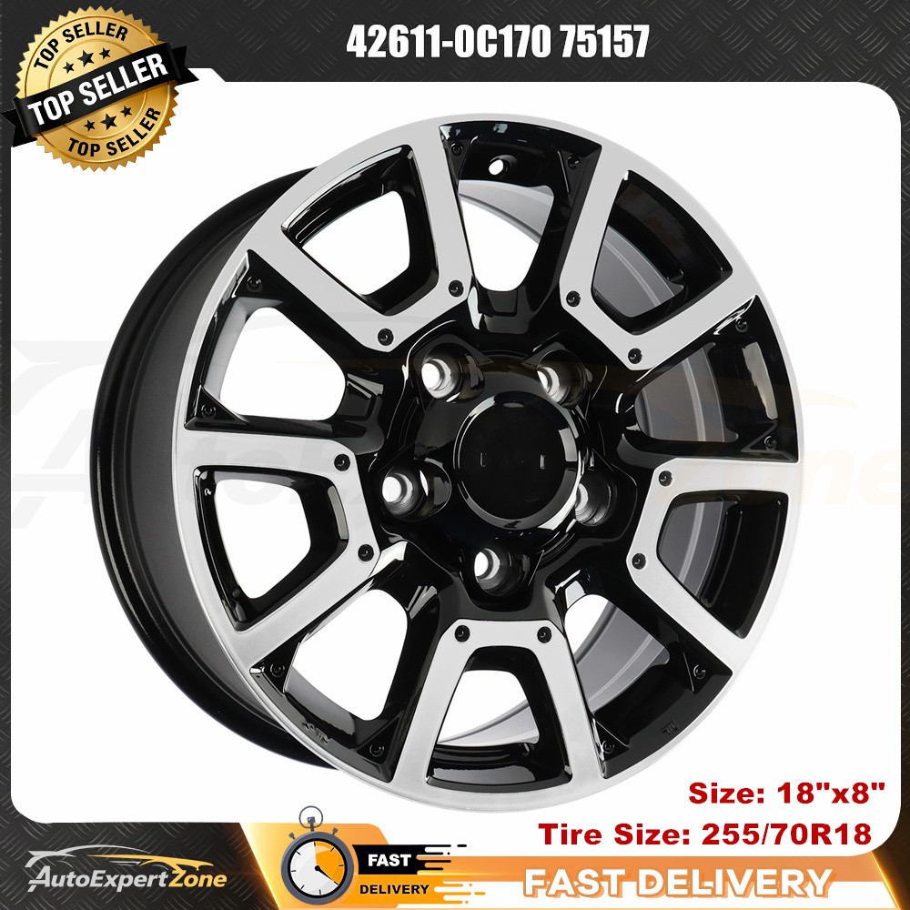 18"x8" Alloy Replacement Wheel Rim For Toyota Tundra 2014-2021 42611-0C170 75157