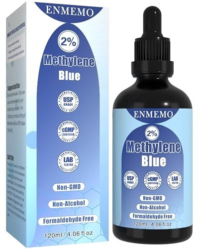 Methylane Blue2% 120mL USP Pharmaceutical Grade 99.99% - Ultra Pure, Free ship