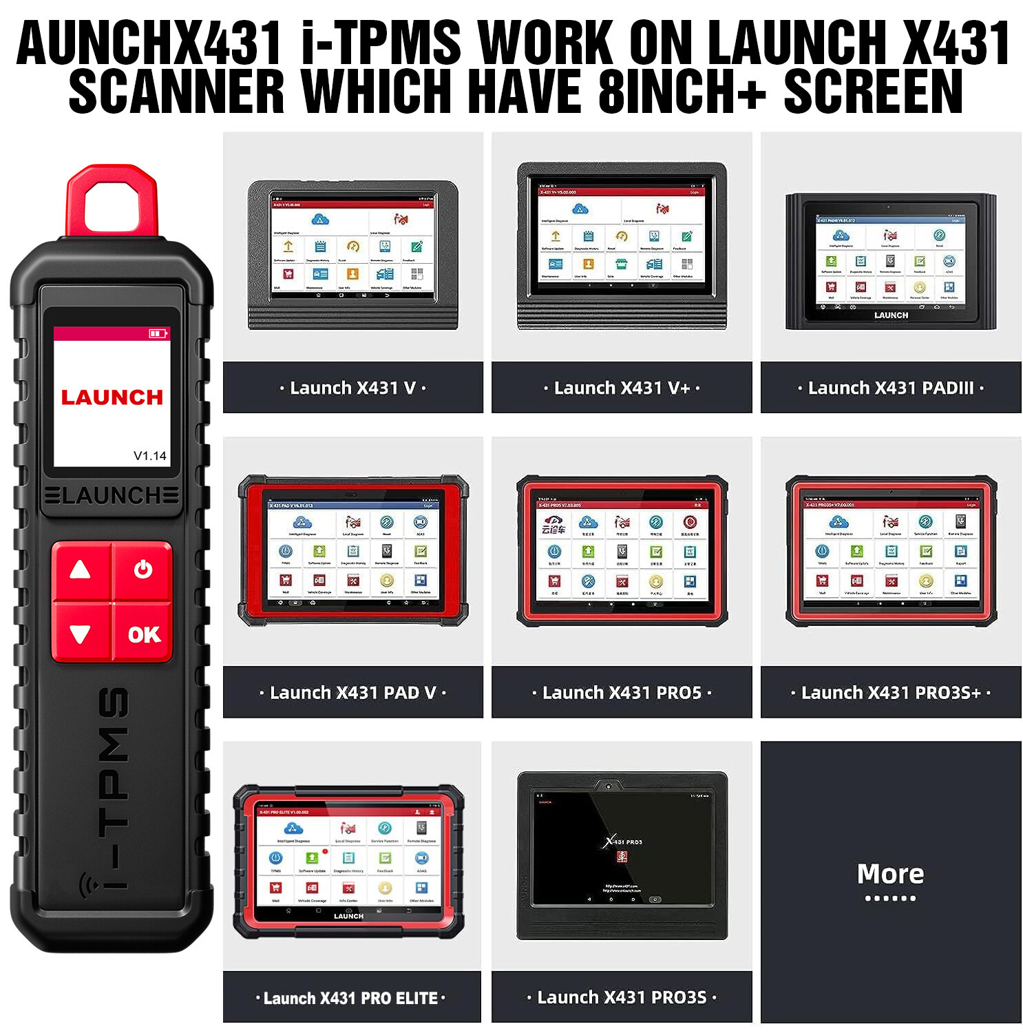 Launch X-431 i-TPMS TPMS Tire Pressure Detector Car Programmer TPMS Sensor Tool