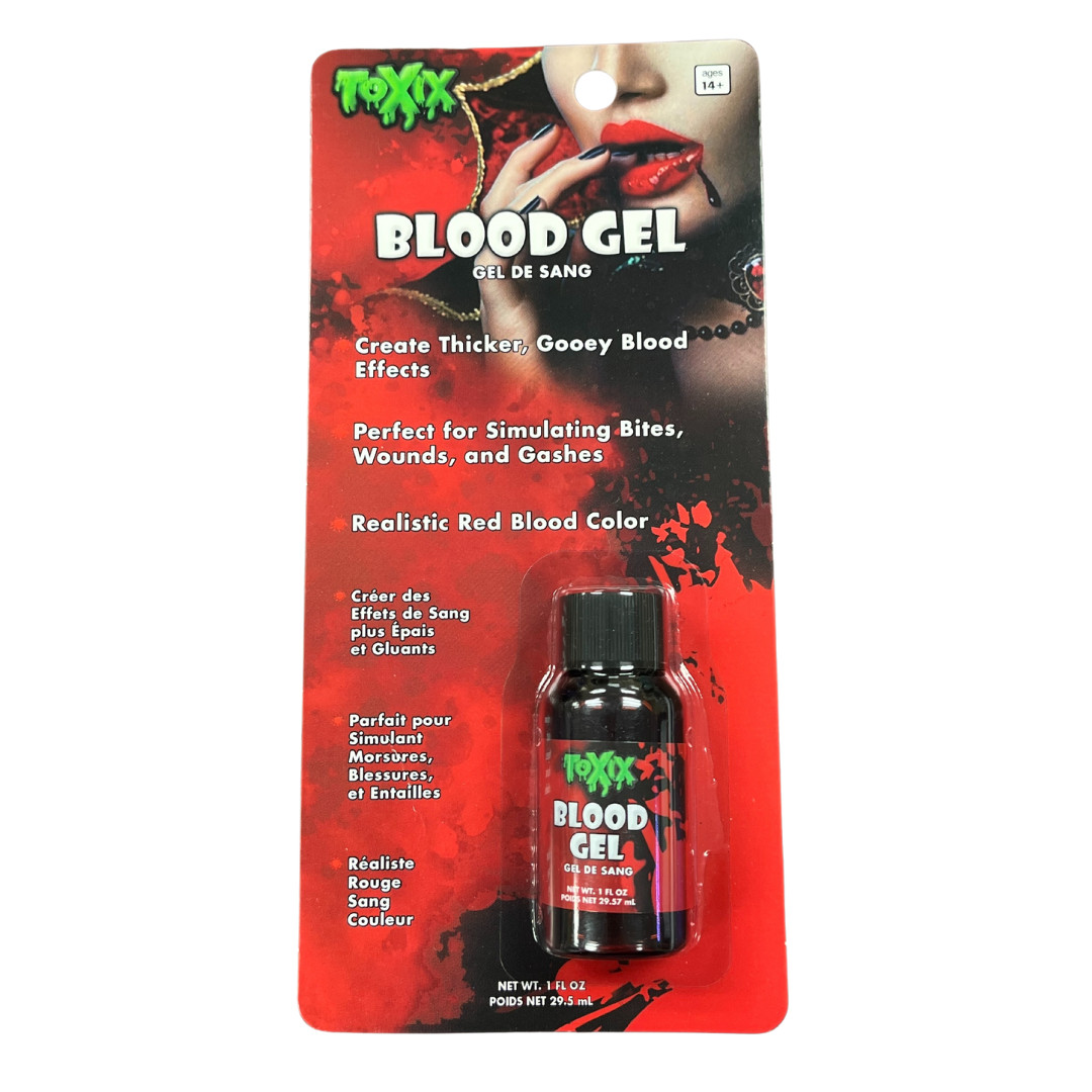 Blood Gel 1 Oz - TOXIX - Create Thick, Gooey Blood Effects for Fresh Cuts SFX