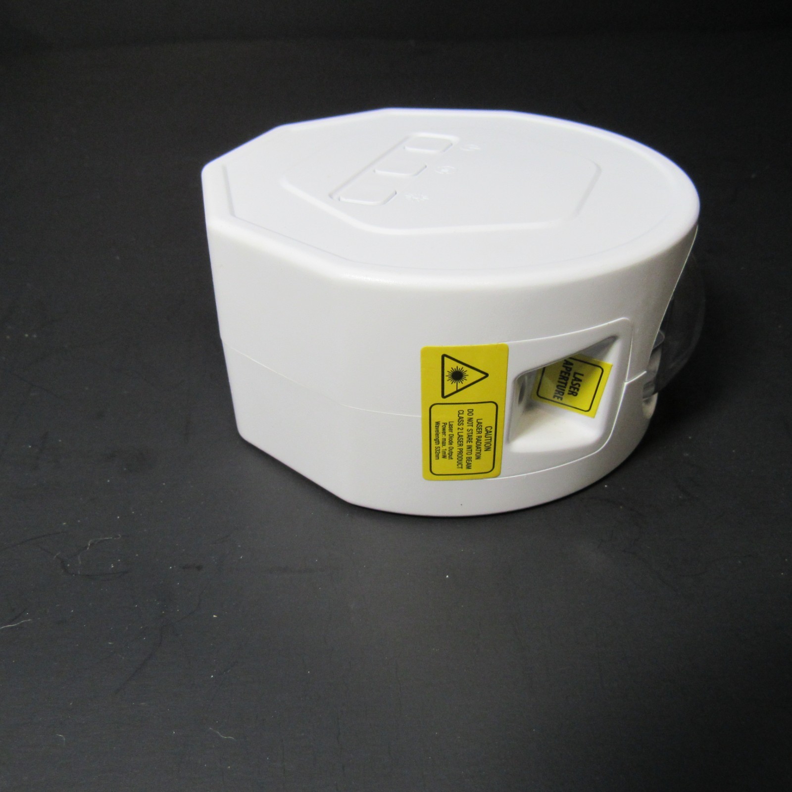 USB LED Light Show Projector–White–Tested & Working–Multiple Modes–USB Cord Incl