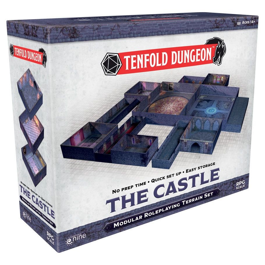 Gale Force 9 Tenfold Dungeon The Castle Modular Roleplaying Terrain Set