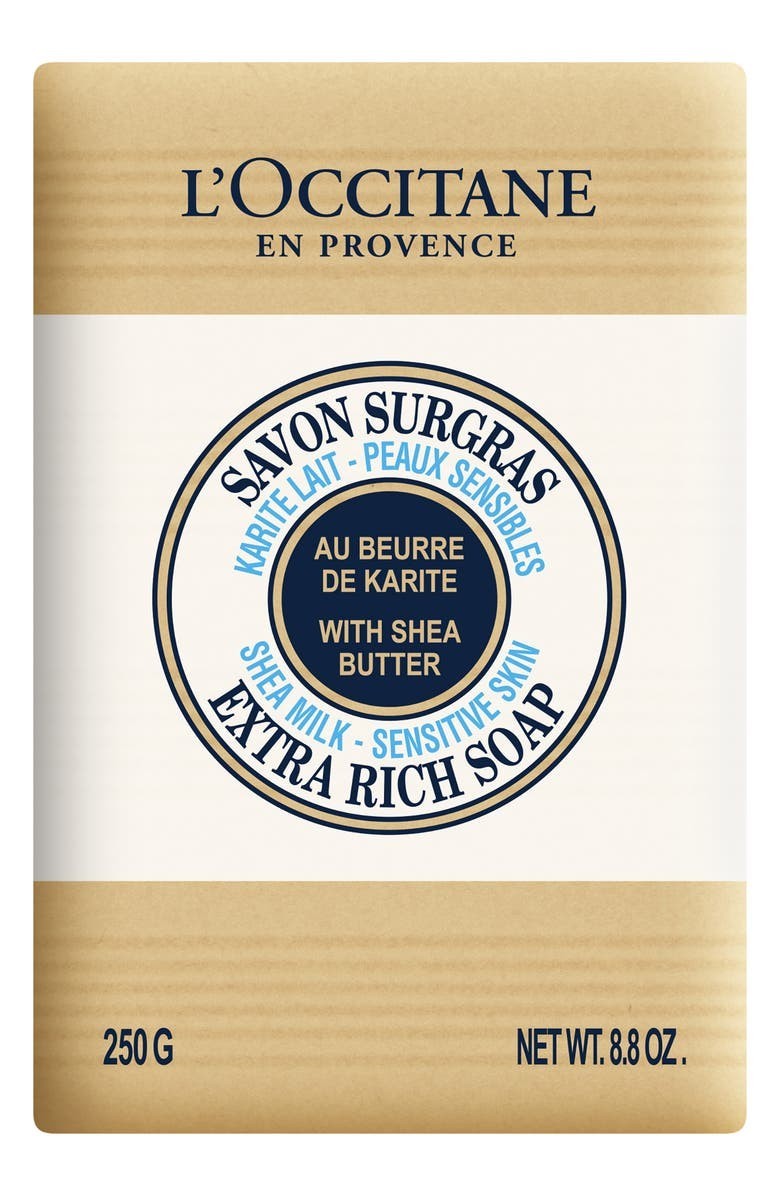 L'Occitane Shea Milk Sensitive Skin Bar Extra Rich Soap 8.8 oz - NEW