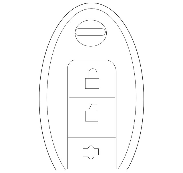 Genuine Nissan Keyless Entry Transmitter 285E3-4CB6C