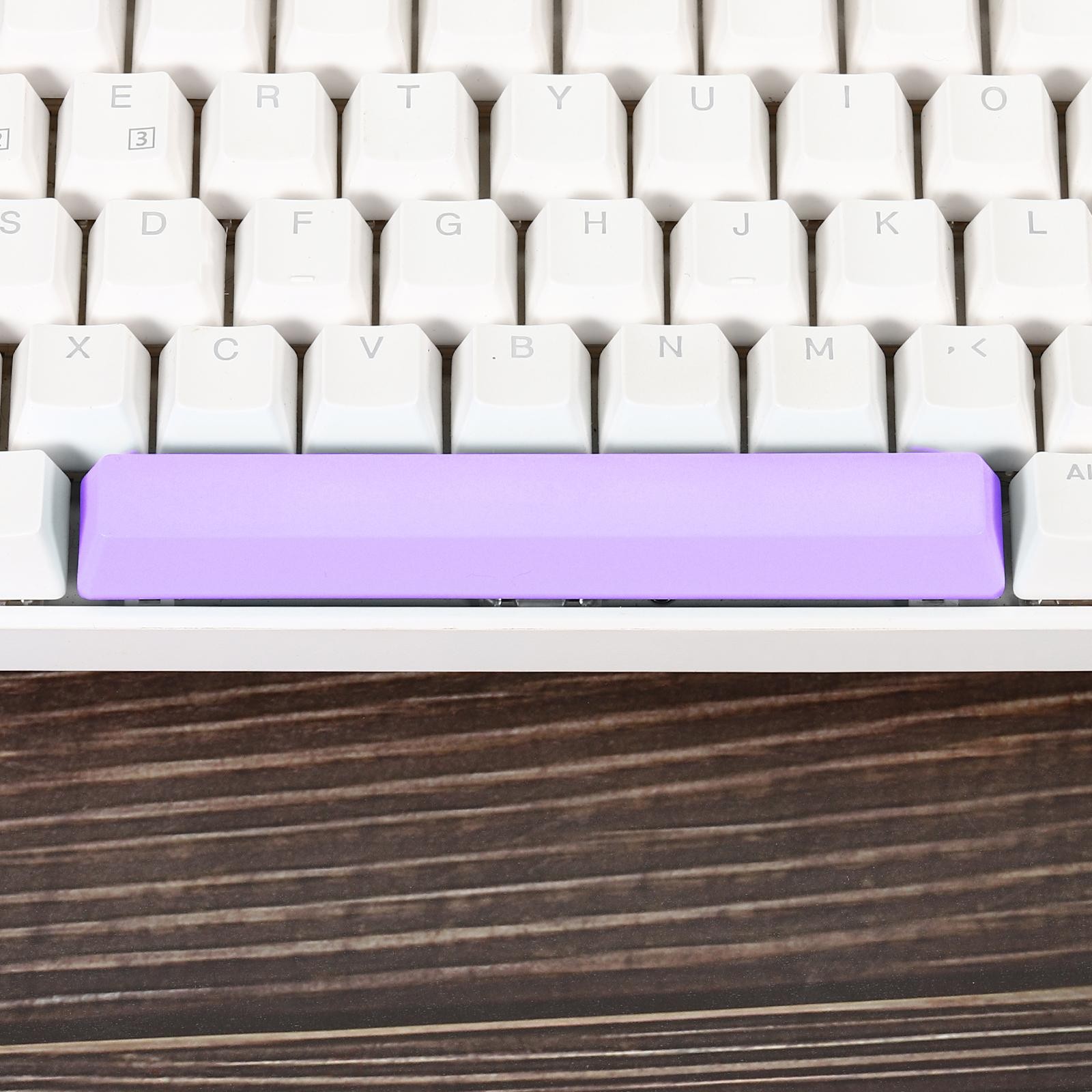 6.25u Spacebar Keycaps, MX Keyboard Replacement Universal PBT Mechanical, Purple