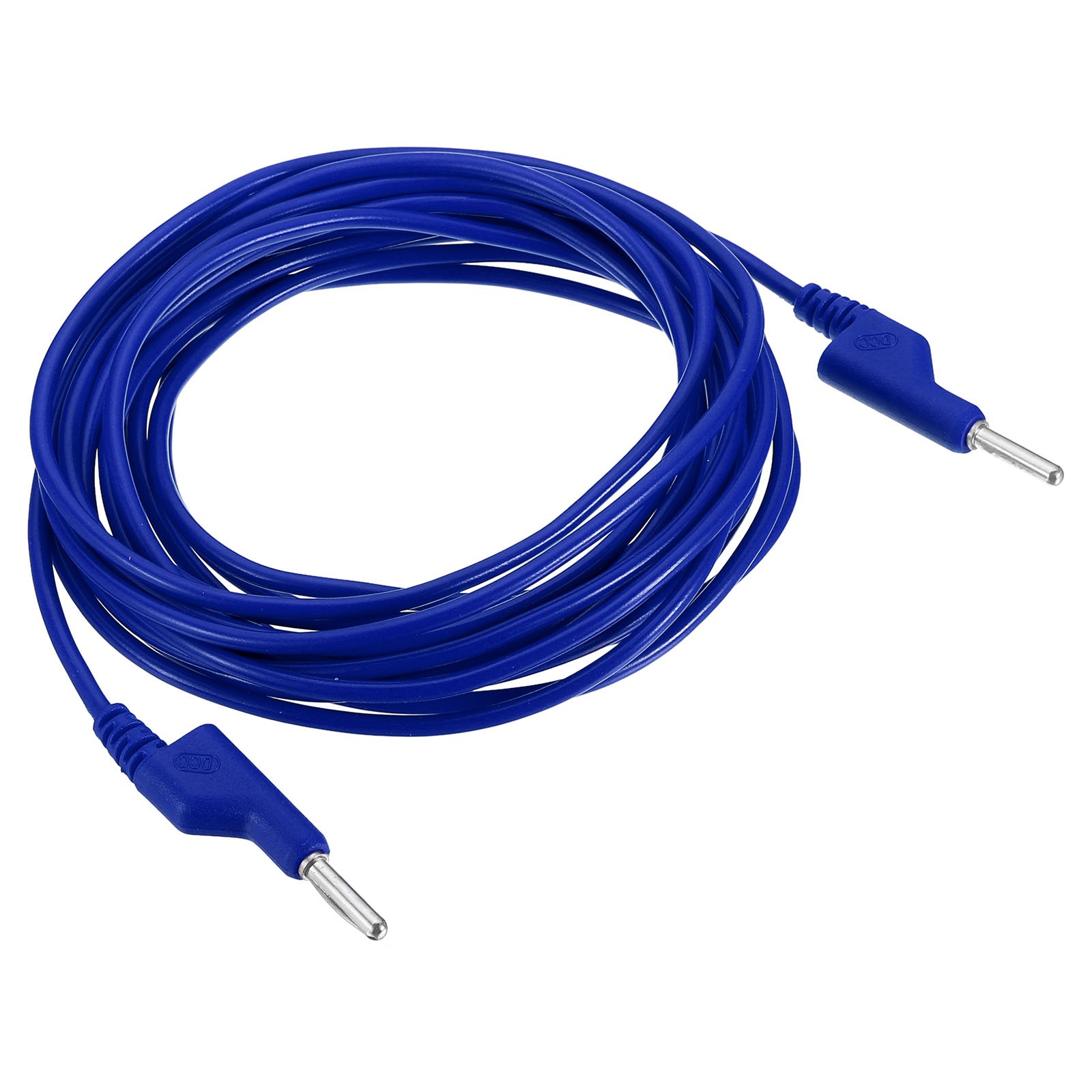 5M Banana Plug to Banana Plug Test Leads, 3.5mm OD 1000V/20A 15AWG Cable, Blue