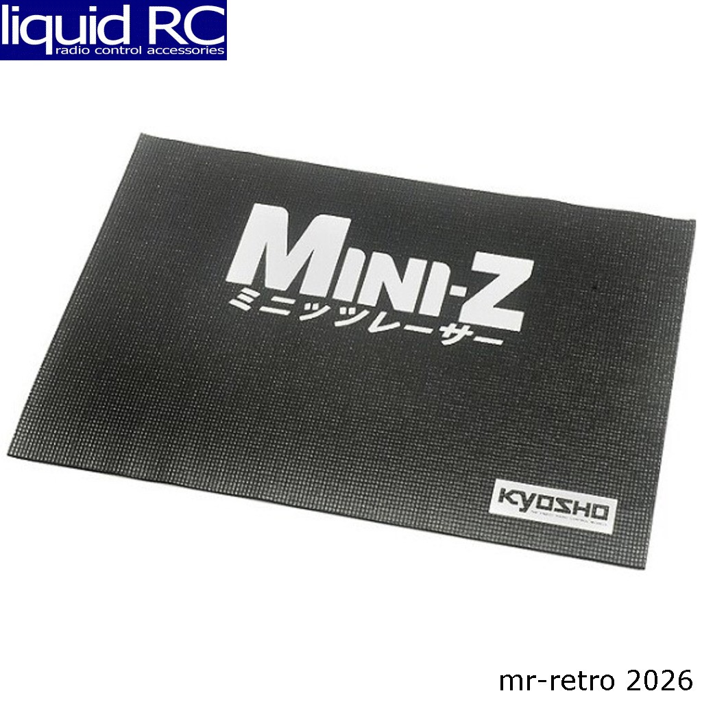 Kyosho KA30008BK Mini-Z Black Pitmat 17 X 24 Inch