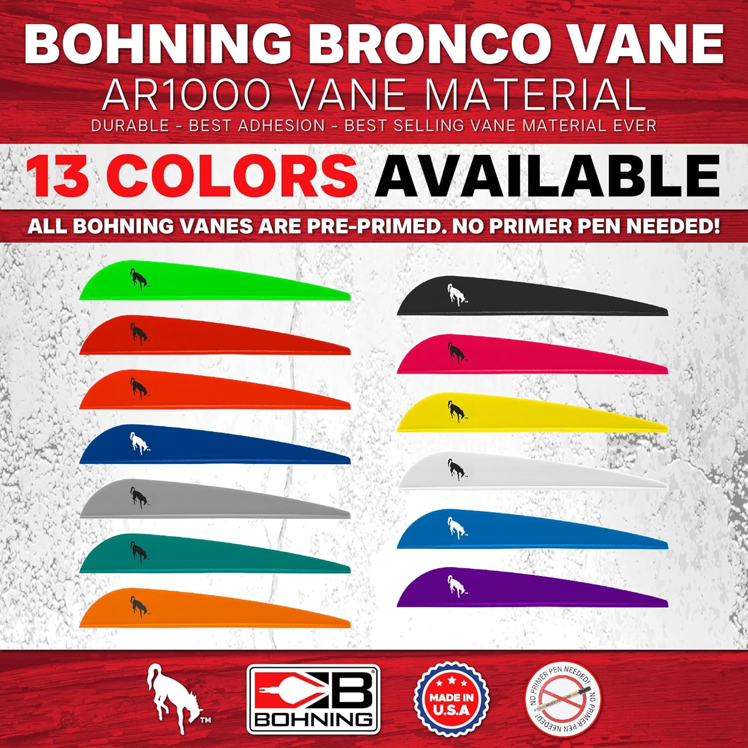 'S 10501WH4 Killer Vane 4" White 36Pk