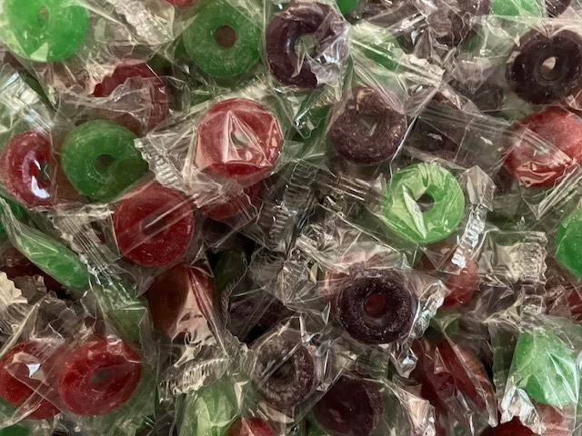 LifeSavers Life Savers WATERMELON/RASPBERRY/CHERRY Hard Candy- BULK 1/2 POUND