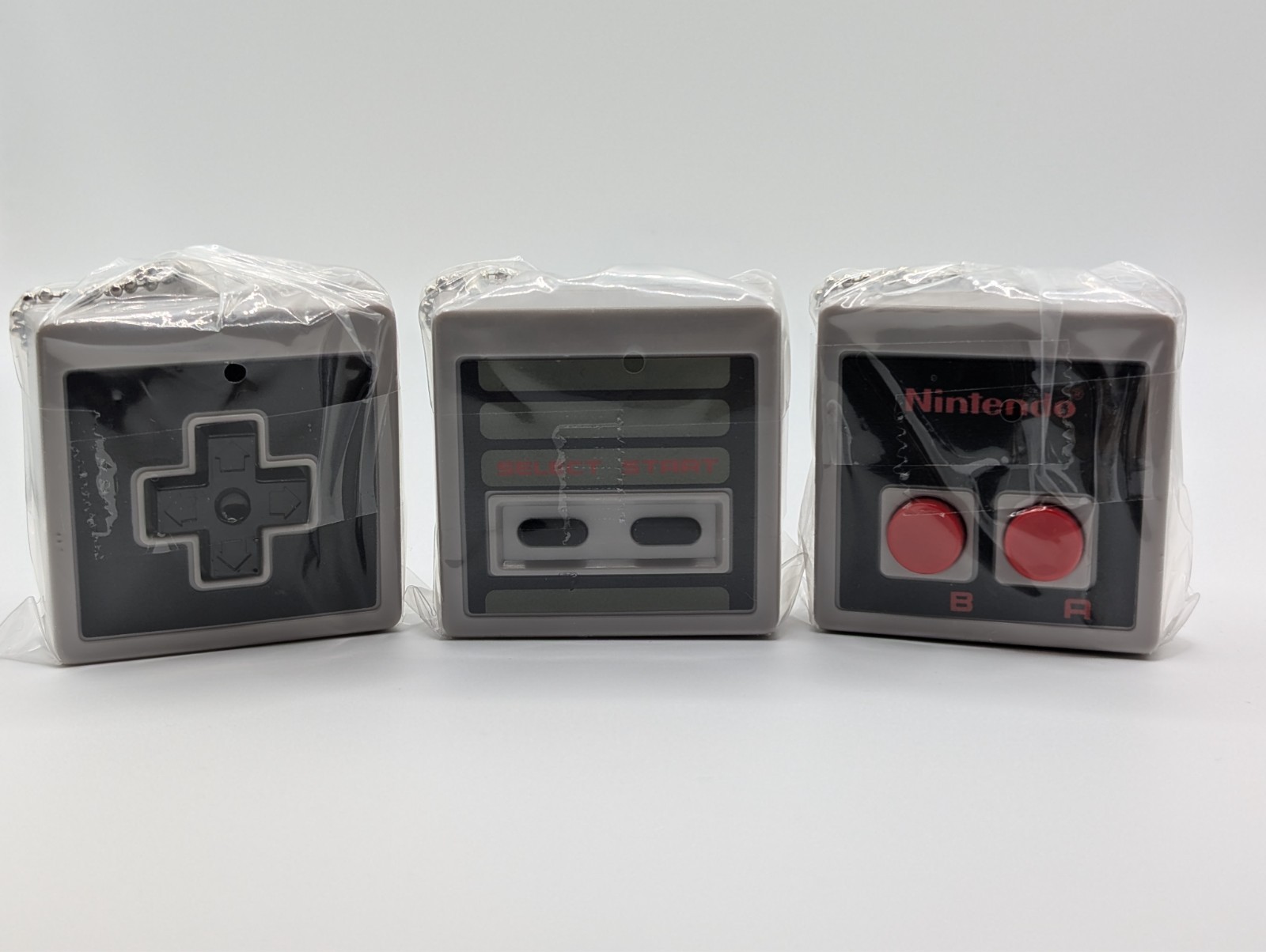 Nintendo Capsule Toy Controller Button Key Chain NES