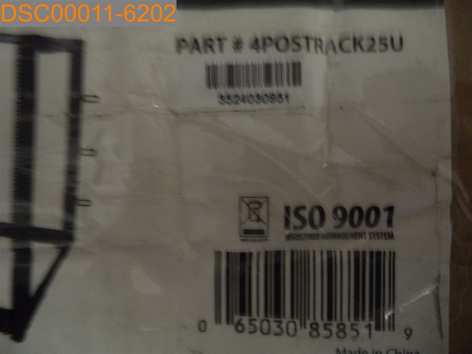 StarTech Adjustable 4 Post Open Frame Server Rack 4POSTRACK25U 065030858519