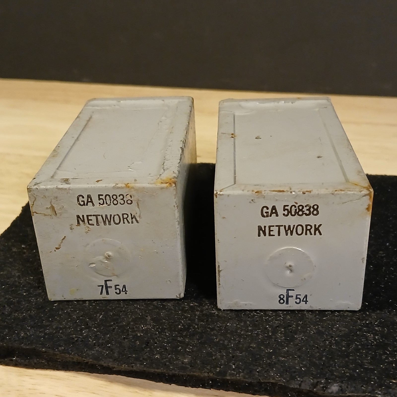 1954 Western Electric Interstage Network Transformer GA 50838 12-68KC x 2 NOS