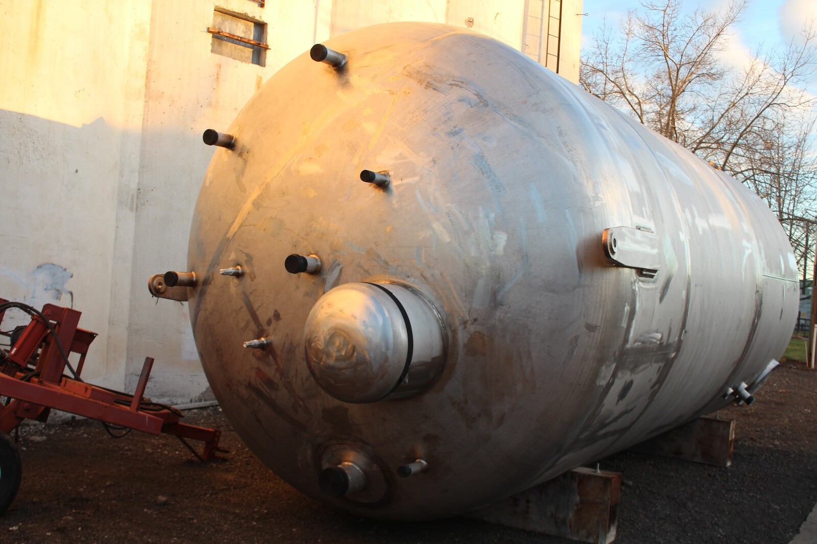 Stainless Steel Pressure Vessel 5000L PFA-450 Lined FSI  SS TANK 21,476 LBS