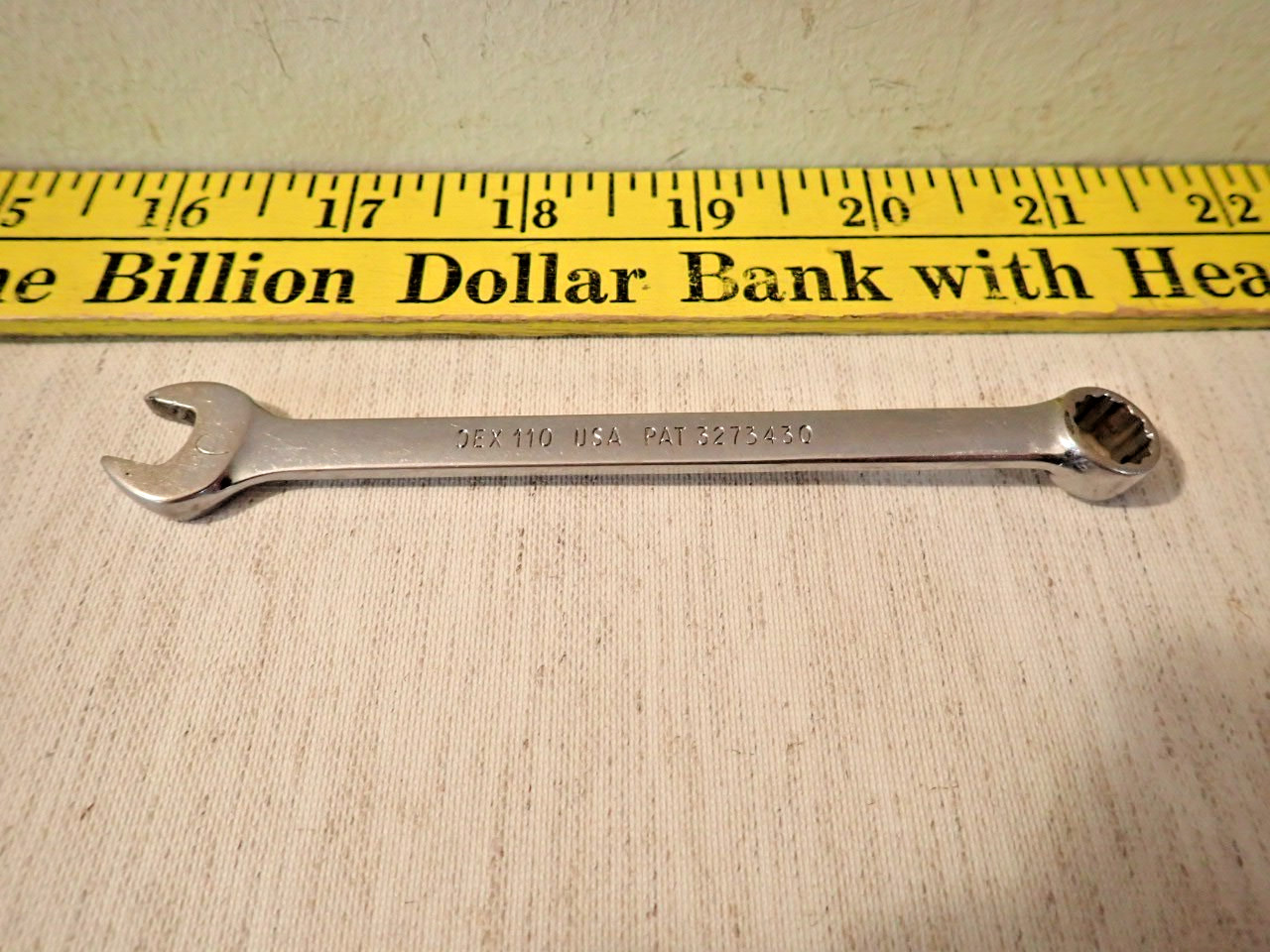 Snap-on  SAE 12pt Combination  wrench OEX 110-11/32" made in USA
