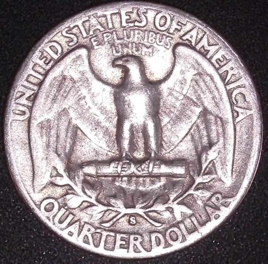 1951-S WASHINGTON SILVER QUARTER
