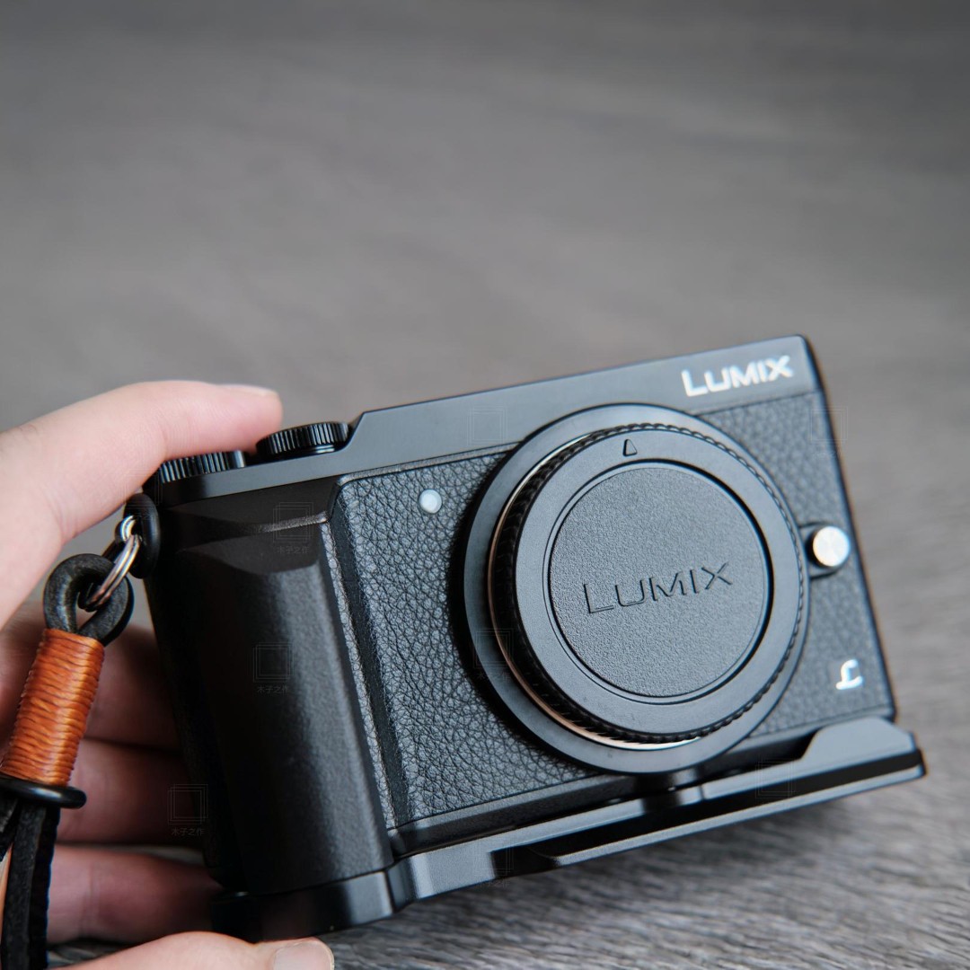 Metal Camera Hand Grip + Thumb Rest Finger Grip for Panasonic Lumix GX85 GX9