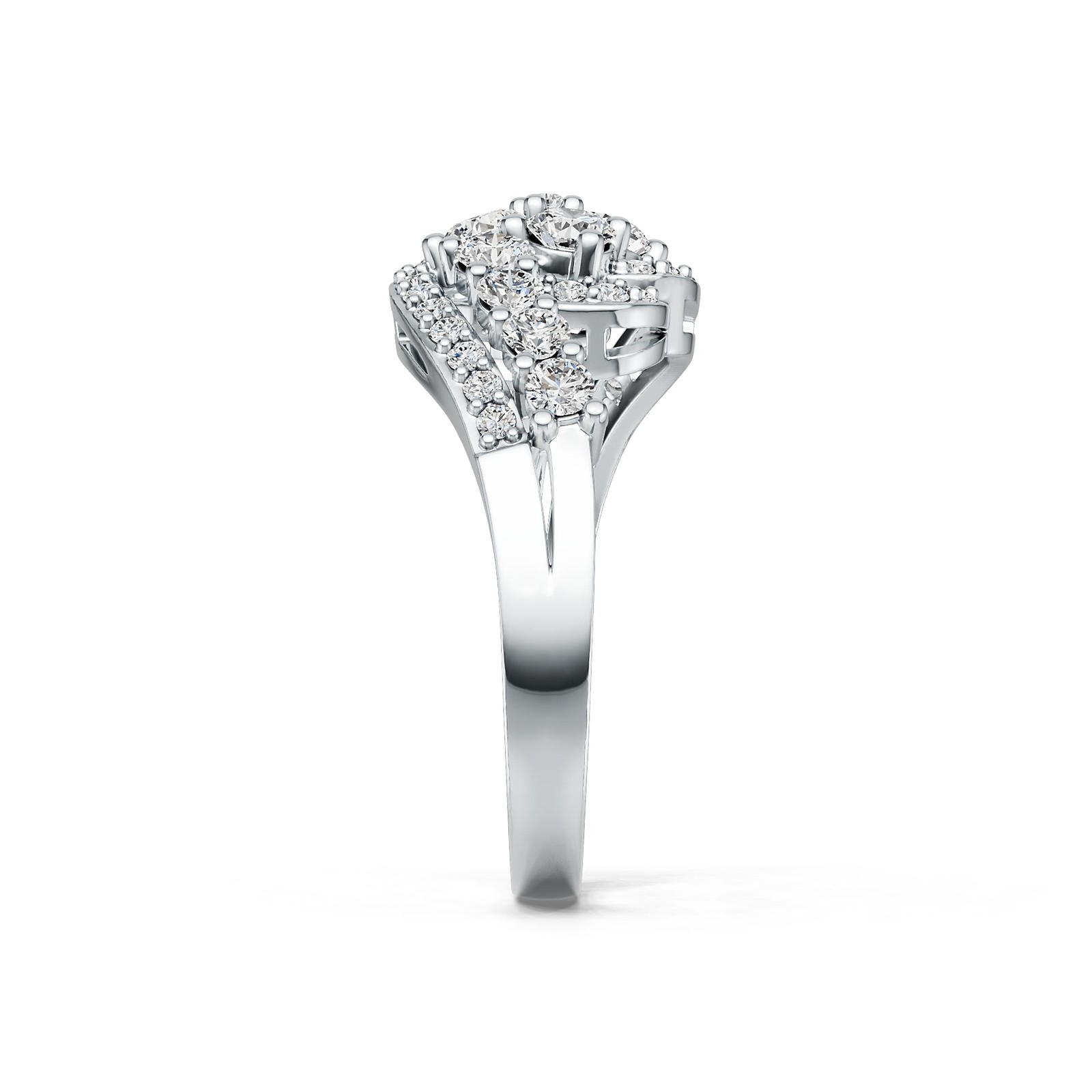 Sterling Silver Semi Mount Ring Setting Round RD 3.5mm