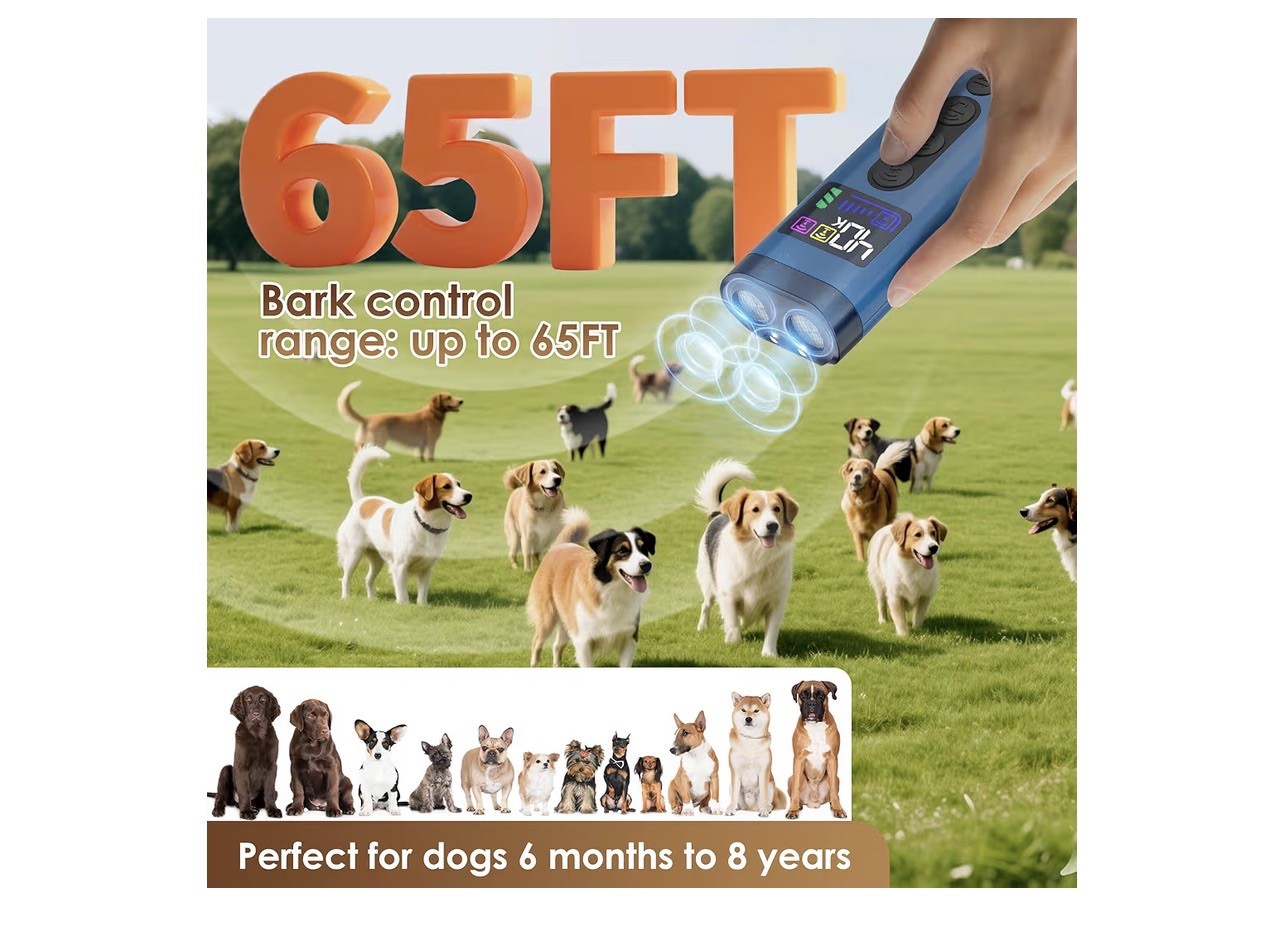 dog bark deterrent device stops bad behavior