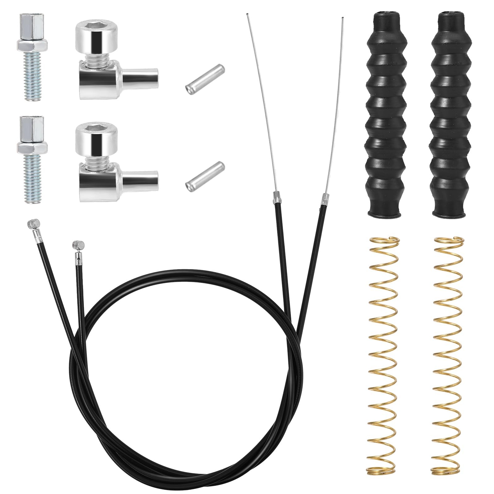 2 Pack Rollator Brake Cable Replacement, 41" Brake Cable for Folding Wheelchair