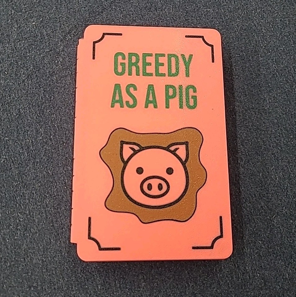 Greedy As A Pig - Press your luck dice game - EXCLUSIVE