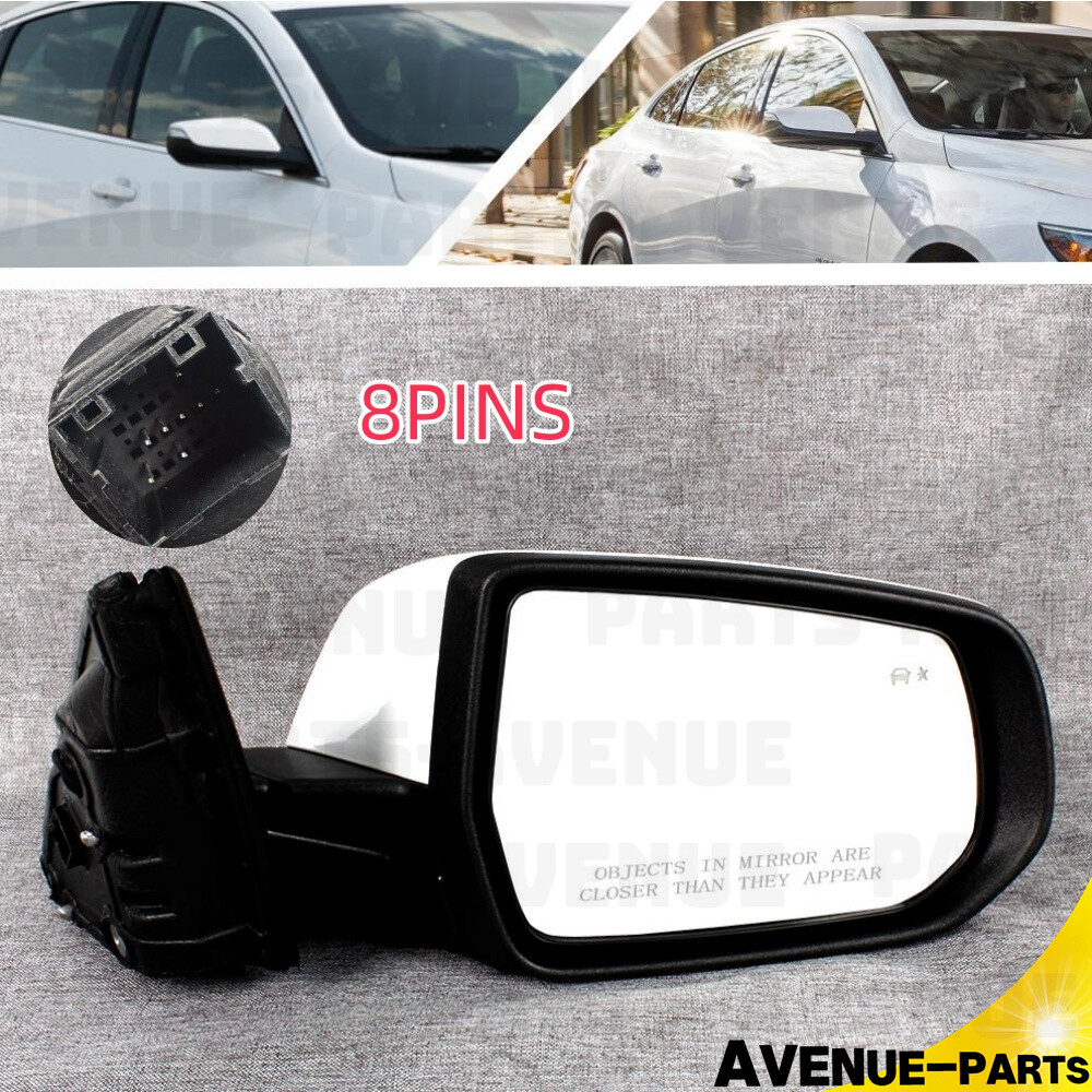 8Pins Blind Spot Heated Mirror For Chevrolet Malibu 2016-2021 Right Passenger