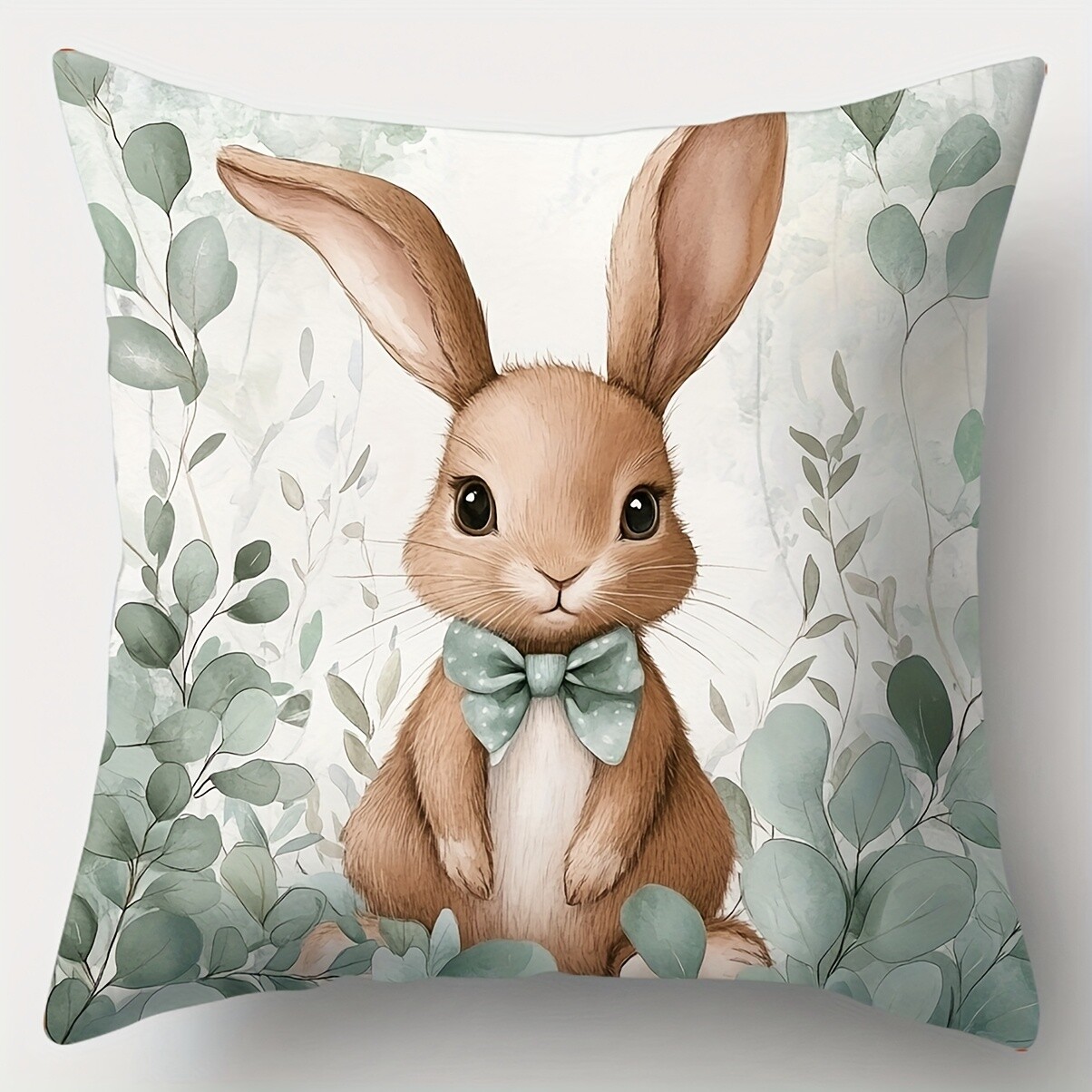 4-Piece Easter Theme Bunny Pillowcase Sofa Home Decor