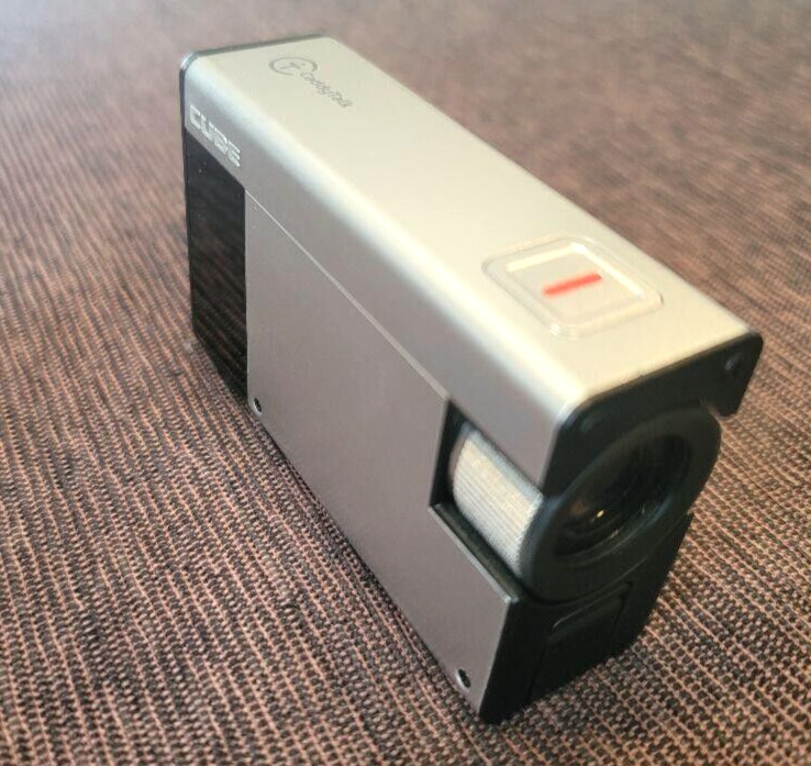 GOLFZON Caddy Talk Cube golf distance measuring device silver