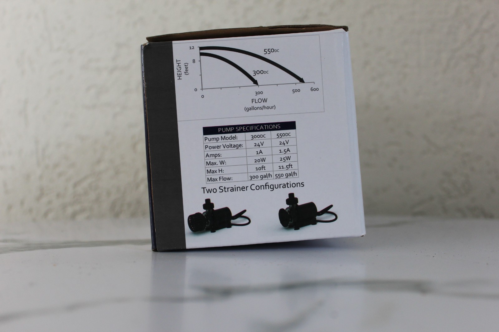 Fiji Cube - Fiji Flow 300 DC water pumps with controller (NEW)