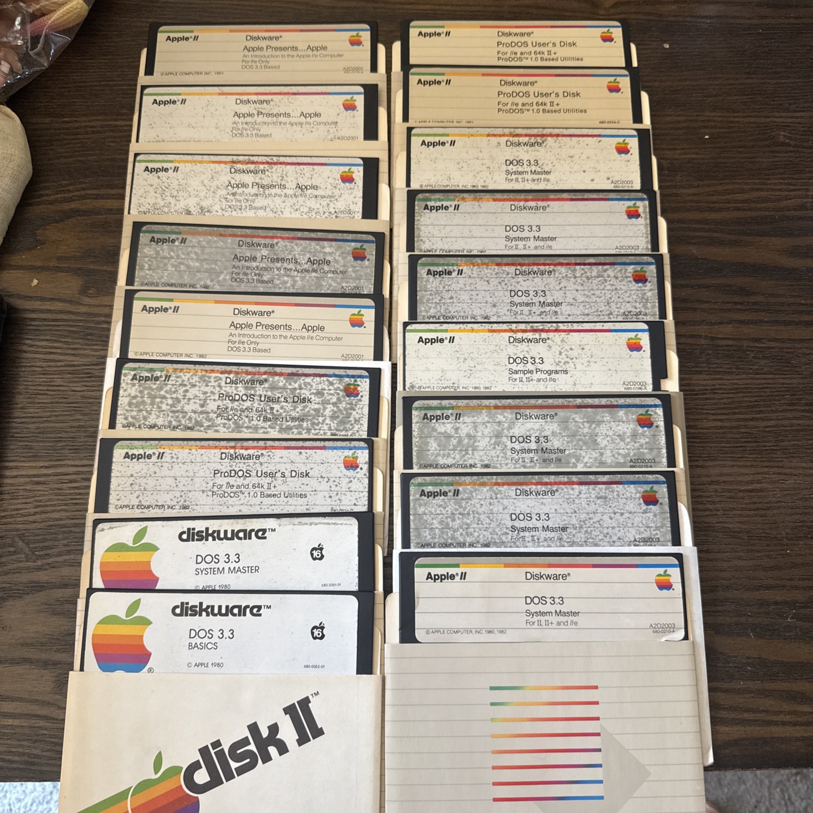 18 Floppy Disk Lot for APPLE II - Computer, software, Etc