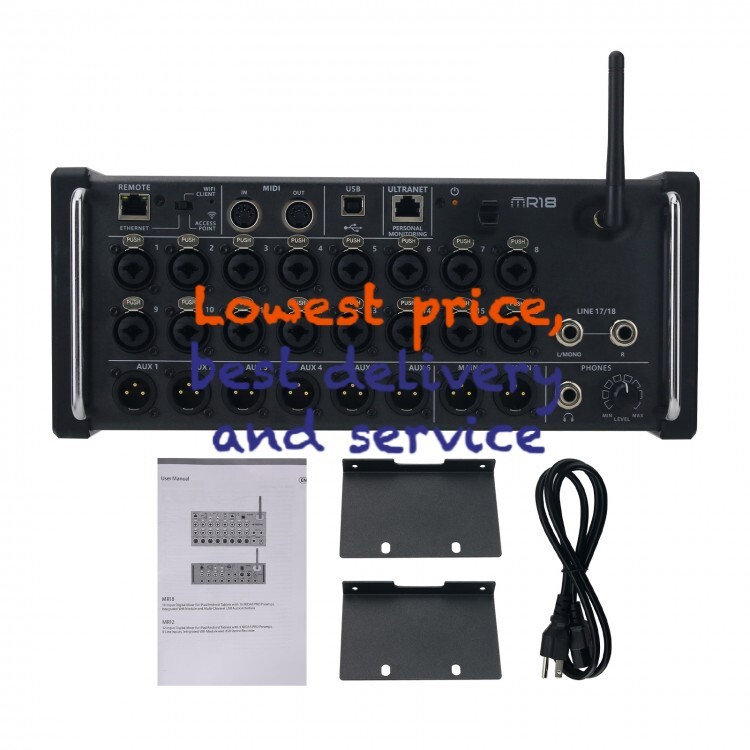 18-Input 8-Bus MR18 Digital Mixer With Wifi Module Multi-CH USB Audio Interfaces