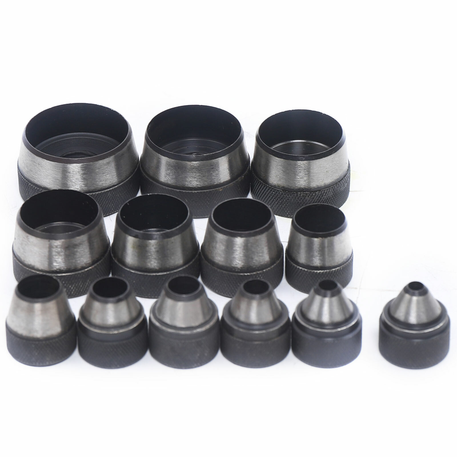 Steel 13-in-1 Hollow Punch Set Heavy Duty Gaskets Leather Rubber Hole Case 1.3kg