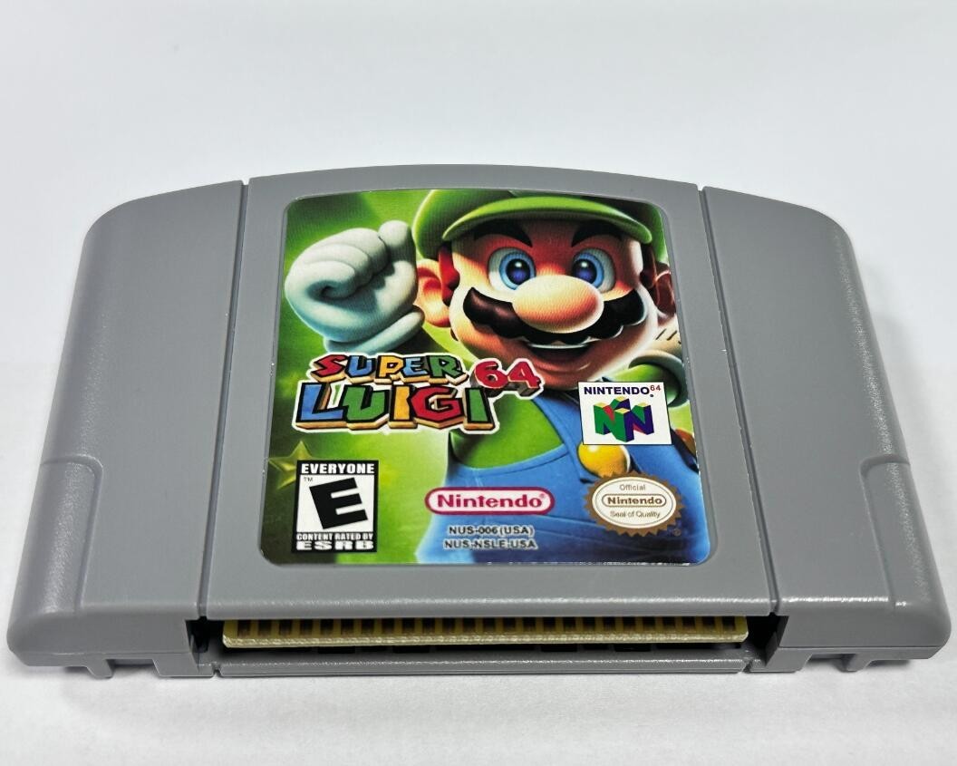 N64 Vedio Game Card Super Luigi 64