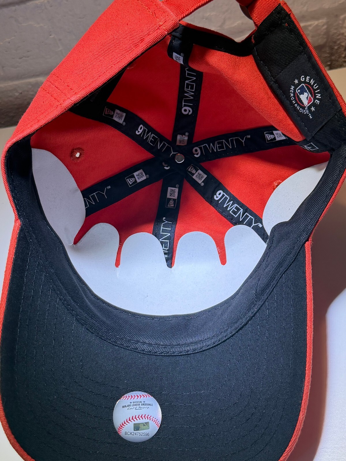 New Era 9TWENTY Orange Baseball Cap with Tiger and Fox Patch FL SPRING TRAINING