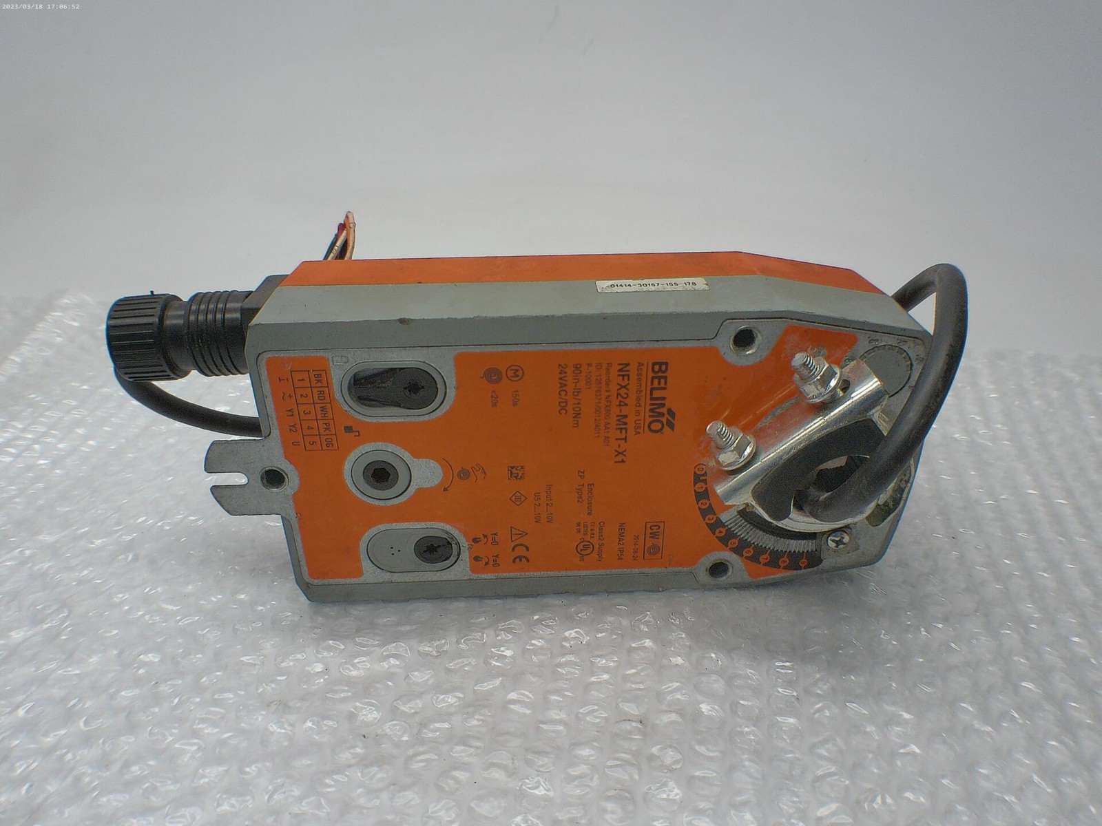 BELIMO NFX24-MFT-X1 VALVE ACTUATOR UNMP