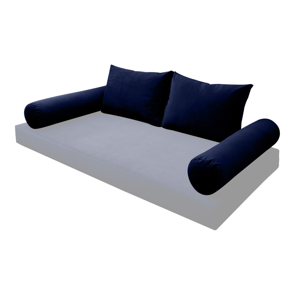 SLIPCOVER ONLY KnifeEdge Full Style V1 Velvet Indoor Daybed Bolster Pillow AD373