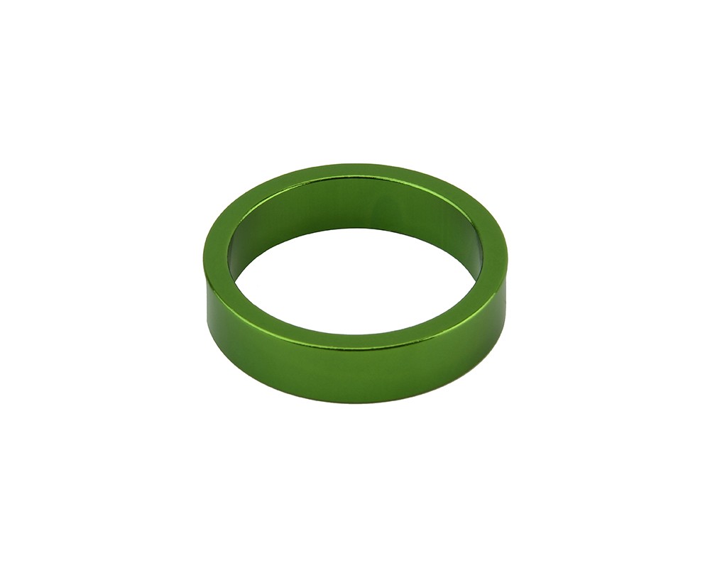 Bike Headset Alloy Spacer 8mm x 1-1/8 Green.