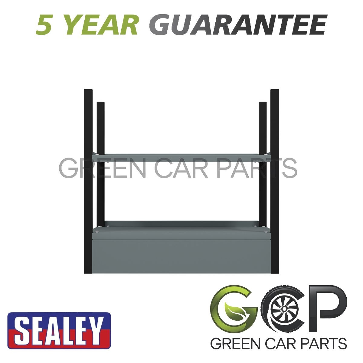 Sealey Modular Storage Base unit 2 Shelves 580mm APMRB1