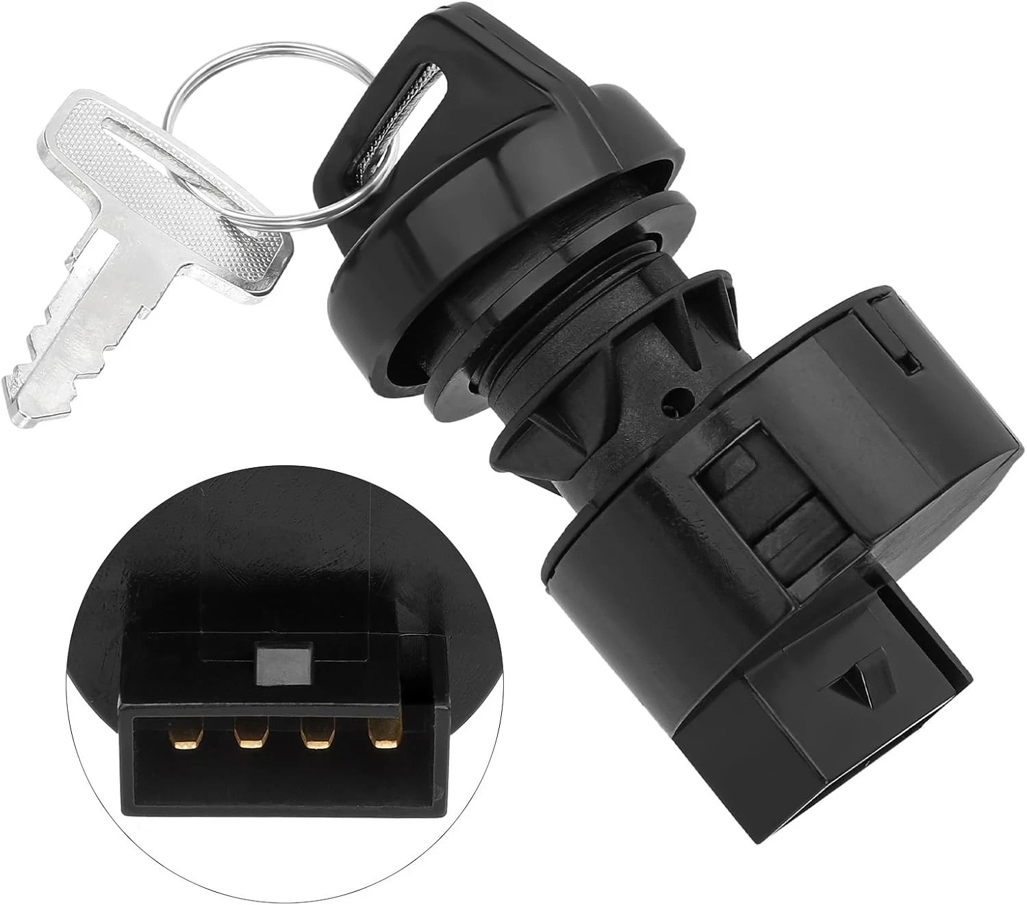 Ignition Key Switch 4 Position 4 Pin 4016058 4 Position 4 Pin (27.4x10.9mm)