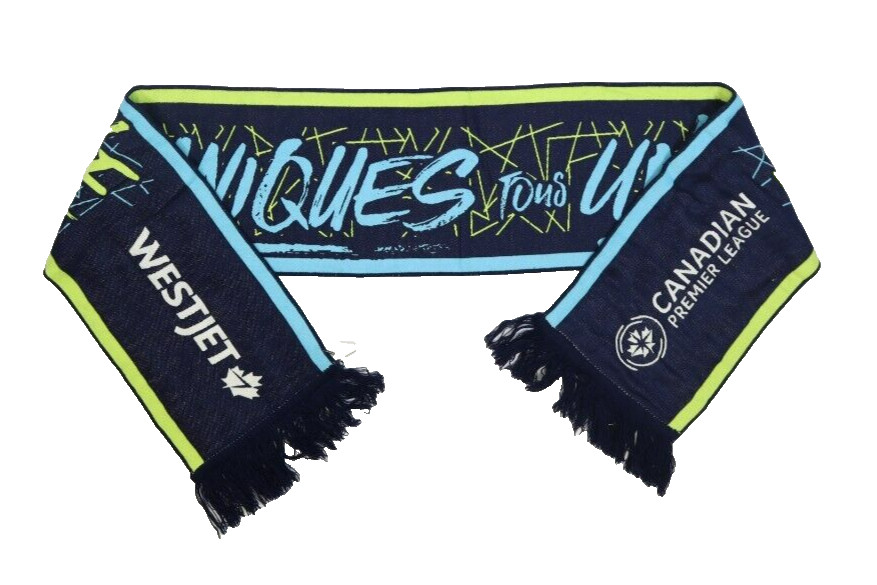 Canadian Premier League We Are Many We Are One Uniques Unis Scarf Navy 59" x 8"