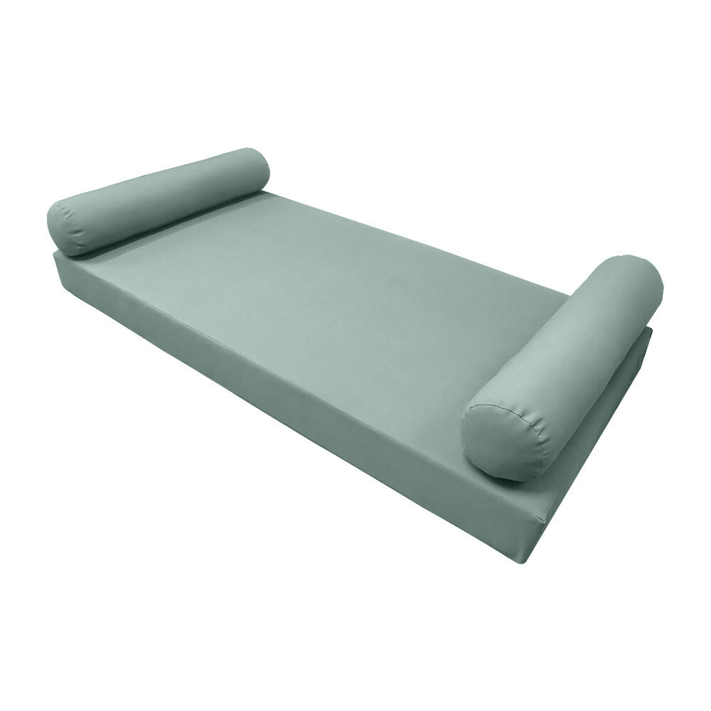 |SLIPCOVER ONLY|S5 Daybed Mattress Bolster Pillow Cover Knife Edge Full AD002